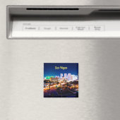 Las Vegas nachtelijke skyline magneet (Insitu (Vaatwasser))