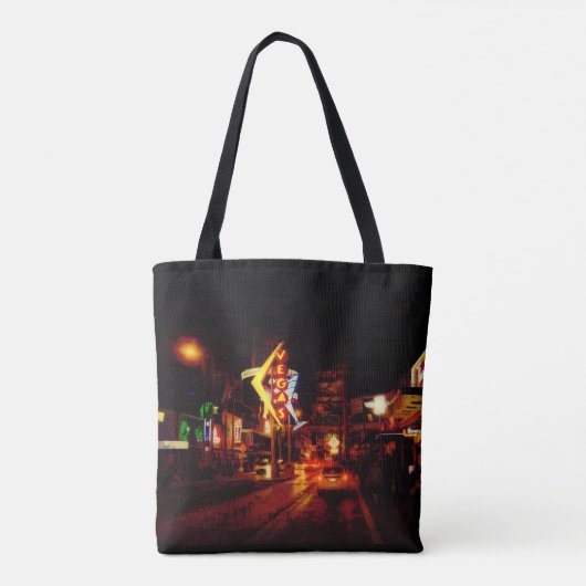 Las Vegas Nachtleven - Las Vegas Nevada Tote Bag (Achterkant)