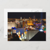 Las Vegas nachttijd Briefkaart (Voorkant / Achterkant)