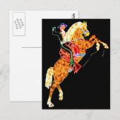 Las Vegas Neon Cowboy Sign Briefkaart (Voorkant / Achterkant)