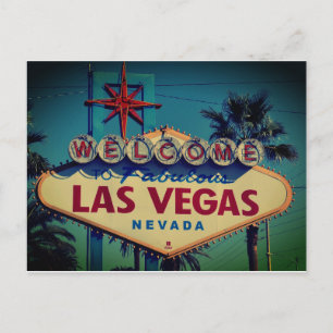 Las Vegas Neon Sign Briefkaart