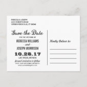 Las Vegas Neon Sign - Save the Date Wedding Aankondigingskaart (Achterkant)