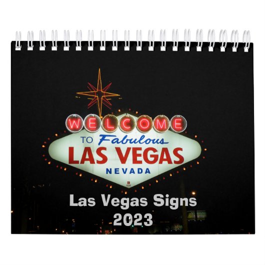 Las Vegas Neon Signs Calendar Kalender (Hoes)