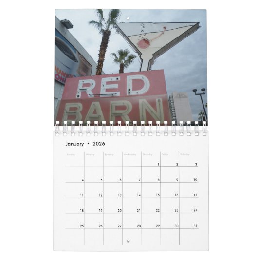 Las Vegas Neon Signs Calendar Kalender (Jan 2026)