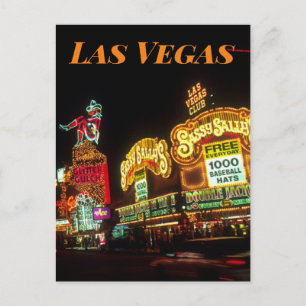 Las Vegas Neon Signs Casino Briefkaart