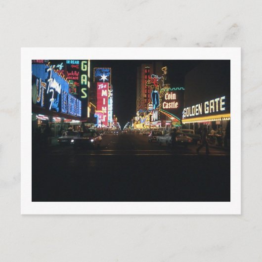 Las Vegas, Nevada 1970s  Briefkaart (Voorkant)