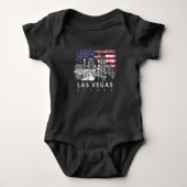Las Vegas Nevada American Flag Romper (Voorkant)