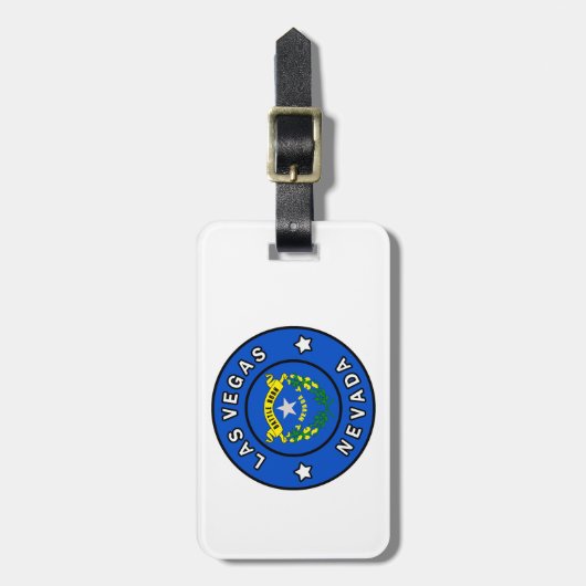 Las Vegas Nevada Bagagelabel (Voorkant verticaal)