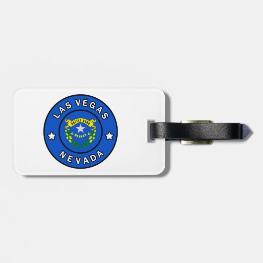 Las Vegas Nevada Bagagelabel (Achterkant horizontaal)