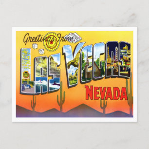 Las Vegas, Nevada  Big Letters Briefkaart