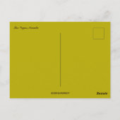 Las Vegas Nevada bij nacht Briefkaart (Achterkant)