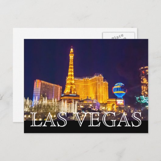 Las Vegas, Nevada Briefkaart (Voorkant / Achterkant)