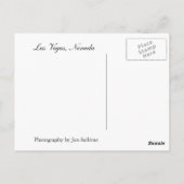 Las Vegas Nevada Briefkaart (Achterkant)