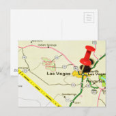 Las Vegas, Nevada Briefkaart (Voorkant / Achterkant)
