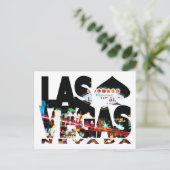 Las Vegas, Nevada Briefkaart (Staand voorkant)