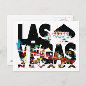 Las Vegas, Nevada Briefkaart (Voorkant / Achterkant)