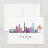 Las Vegas NEVADA Briefkaart (Voorkant / Achterkant)