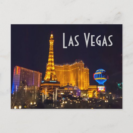 Las Vegas, Nevada Briefkaart (Voorkant)