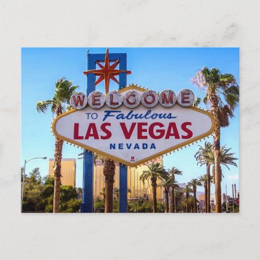 Las Vegas Nevada Briefkaart (Voorkant)