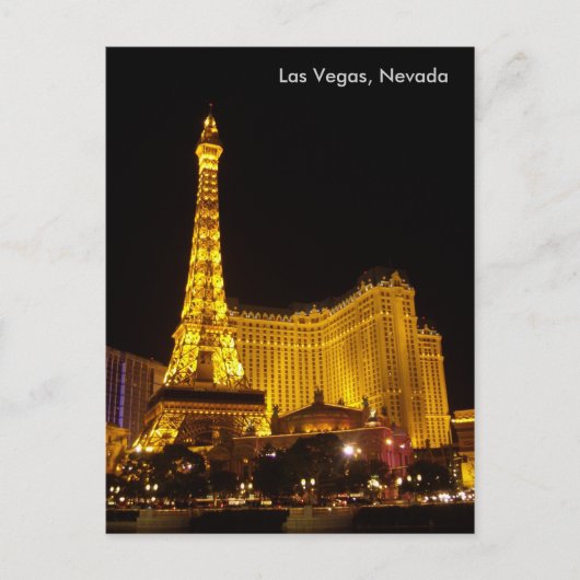 Las Vegas, Nevada Briefkaart (Voorkant)