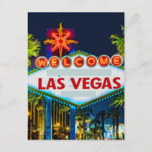 Las Vegas, Nevada Briefkaart Skyline