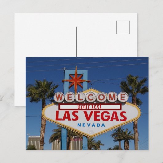 Las Vegas, Nevada | Briefkaart Skyline (Voorkant / Achterkant)