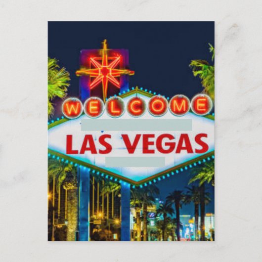 Las Vegas, Nevada | Briefkaart Skyline (Voorkant)