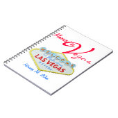 Las Vegas Nevada bruiloft Notitieboek (Linkerzijde)