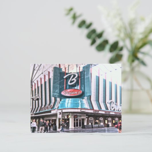 Las Vegas Nevada Casino Briefkaart (Staand voorkant)