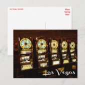 Las Vegas, Nevada Casino Slot Machines Briefkaart (Voorkant / Achterkant)