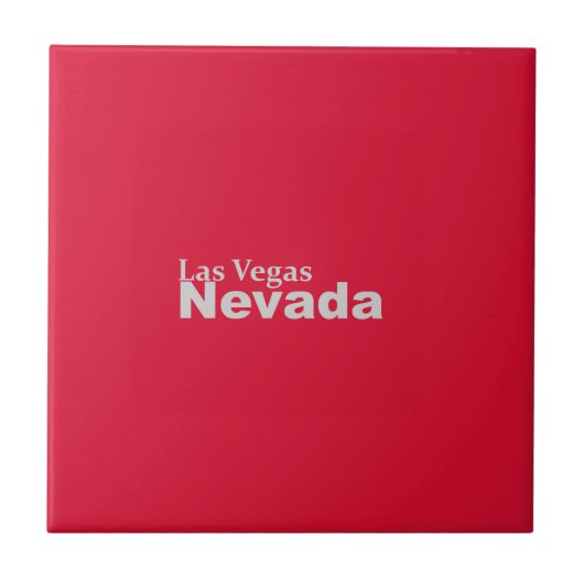 Las Vegas, Nevada Ceramic Tile Tegeltje (Voorkant)