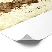 Las Vegas Nevada Cityscape Poster (Hoek)