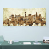 Las Vegas Nevada Cityscape Spandoek (Beurs)