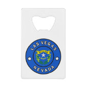 Las Vegas Nevada Creditkaart Flessenopener (Voorkant)