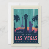 Las Vegas, Nevada | Datum opslaan Save The Date (Voorkant)
