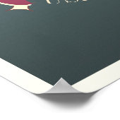 Las Vegas Nevada elegant blauw decor Poster (Hoek)