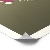 Las Vegas Nevada elegant gouden decor Poster (Hoek)