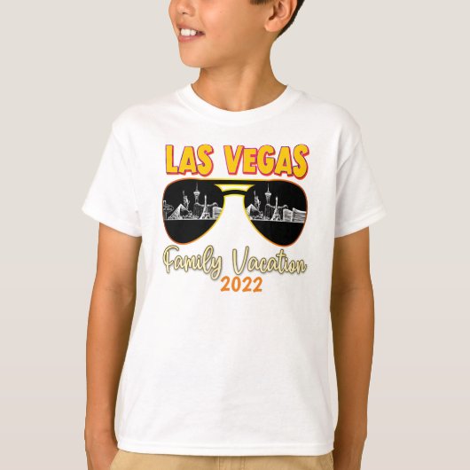 Las Vegas Nevada Family Vacation Matching 2022 T-S T-shirt (Voorkant)
