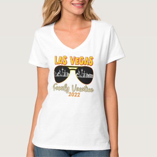 Las Vegas Nevada Family Vacation Matching 2022 T-shirt (Voorkant)