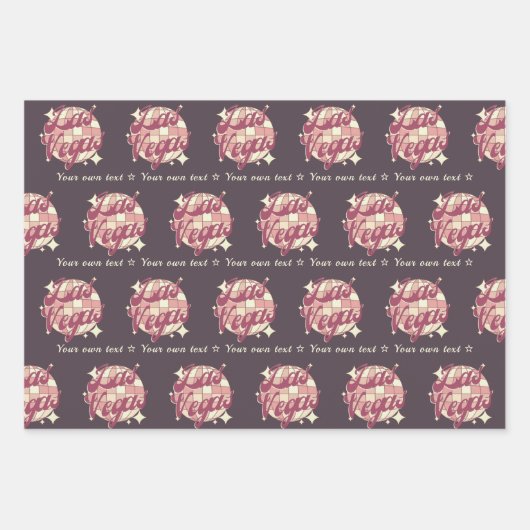 Las Vegas Nevada Gift Wrapping Paper Sheet Set (Voorkant 3)