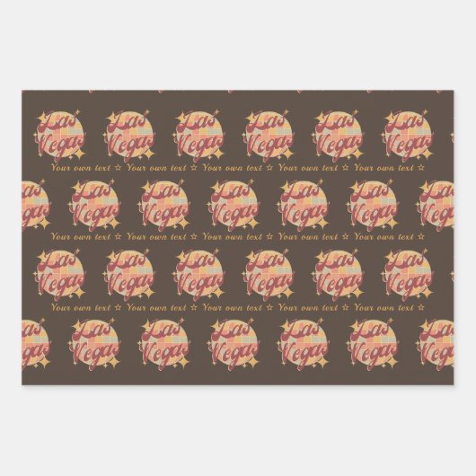 Las Vegas Nevada Gift Wrapping Paper Sheet Set (Voorkant 2)