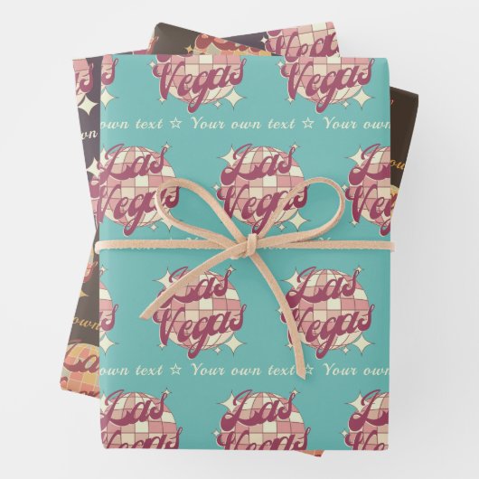 Las Vegas Nevada Gift Wrapping Paper Sheet Set (In situ)