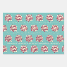 Las Vegas Nevada Gift Wrapping Paper Sheet Set