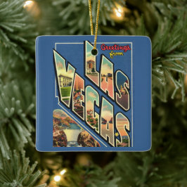Las Vegas Nevada Groet Keramisch Ornament