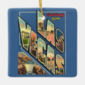 Las Vegas Nevada Groet Keramisch Ornament (Voorkant)
