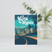  Las Vegas Nevada Groeten van welkom Briefkaart (Staand voorkant)
