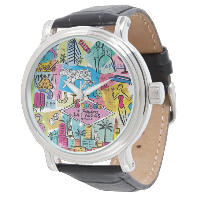 Las Vegas, Nevada Horloge (Gekanteld)