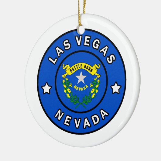 Las Vegas Nevada Keramisch Ornament (Links)