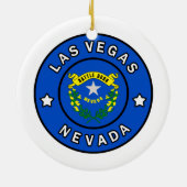 Las Vegas Nevada Keramisch Ornament (Achterkant)