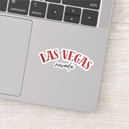 Las Vegas Nevada | Koel Rood Sticker (Detail)